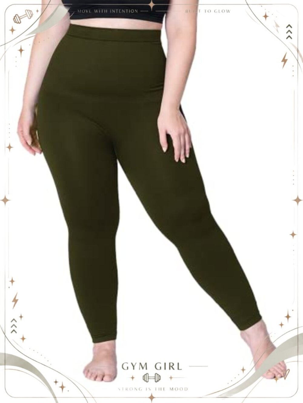 High Waisted Tummy Control Seamless Compression Leggings